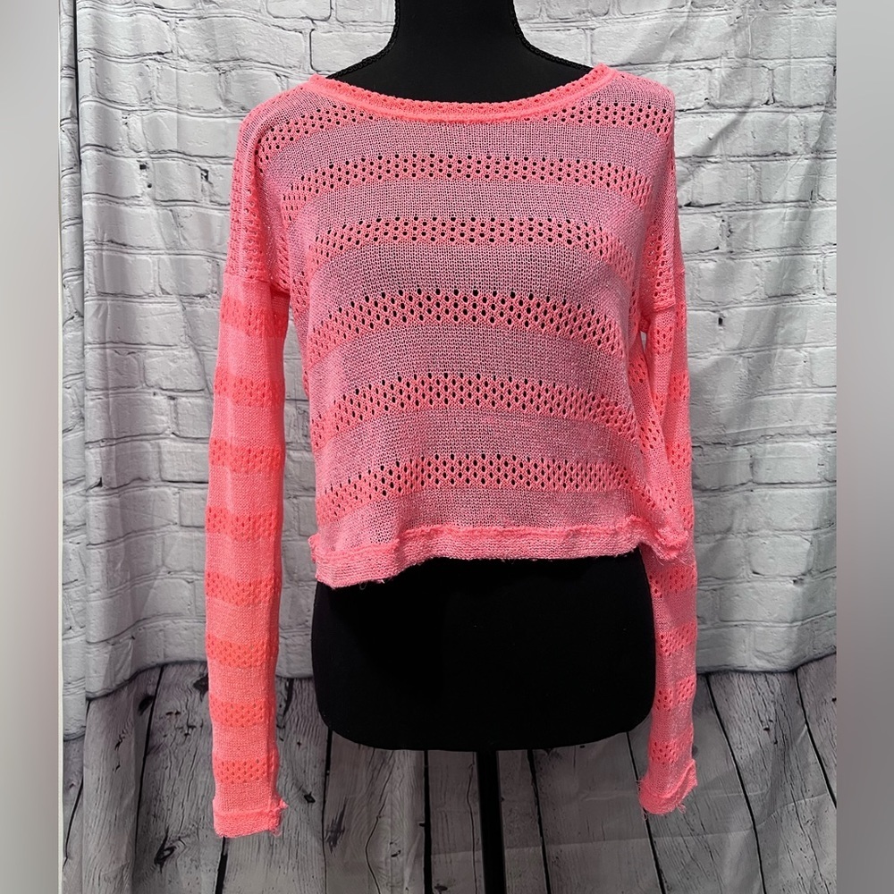Live Love Dream coral summer sweater